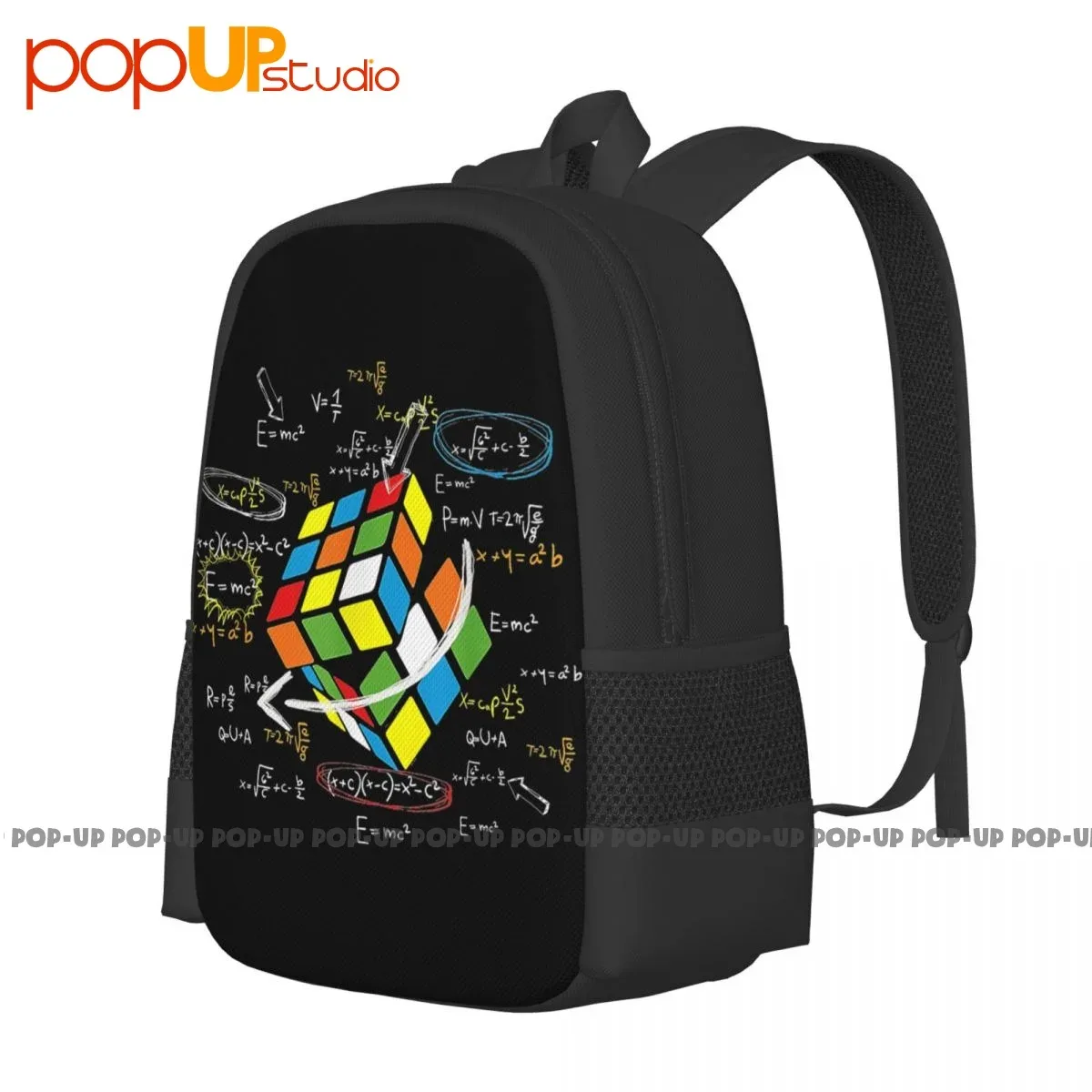 Sac à dos complet grande capacité pour les amateurs de mathématiques et de Rubik's Cube