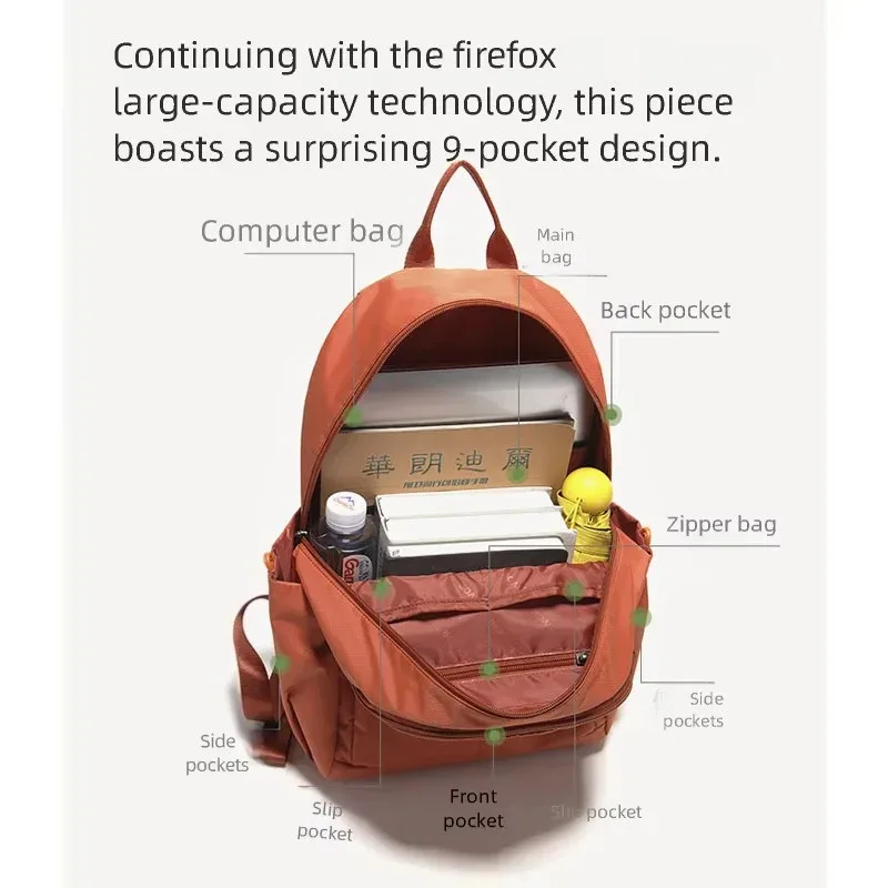 sac à dos unisexe fouvor pour l'extérieur, grande capacité, léger, simple, pour les voyages, l'école, les sports, les jeunes adolescents 2961-21
