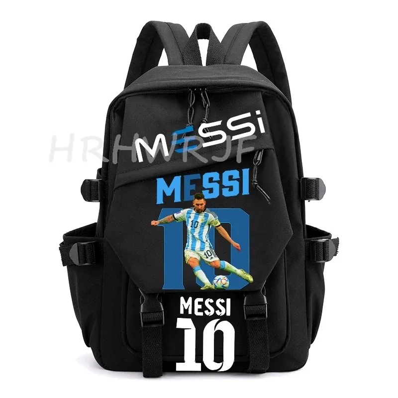 sac à dos de football messi, grande capacité, tendance, pour femme, pour ordinateur portable, pour l'école, léger, pour fille, pour les voyages, pour livres, cool