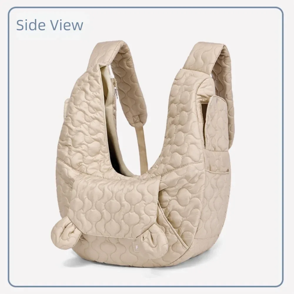 sac de transport portable pour chien de haute qualité, grande capacité, imperméable, sac à dos pour chat, sac de poitrine durable résistant au vent pour animaux de compagnie, utilisation en extérieur