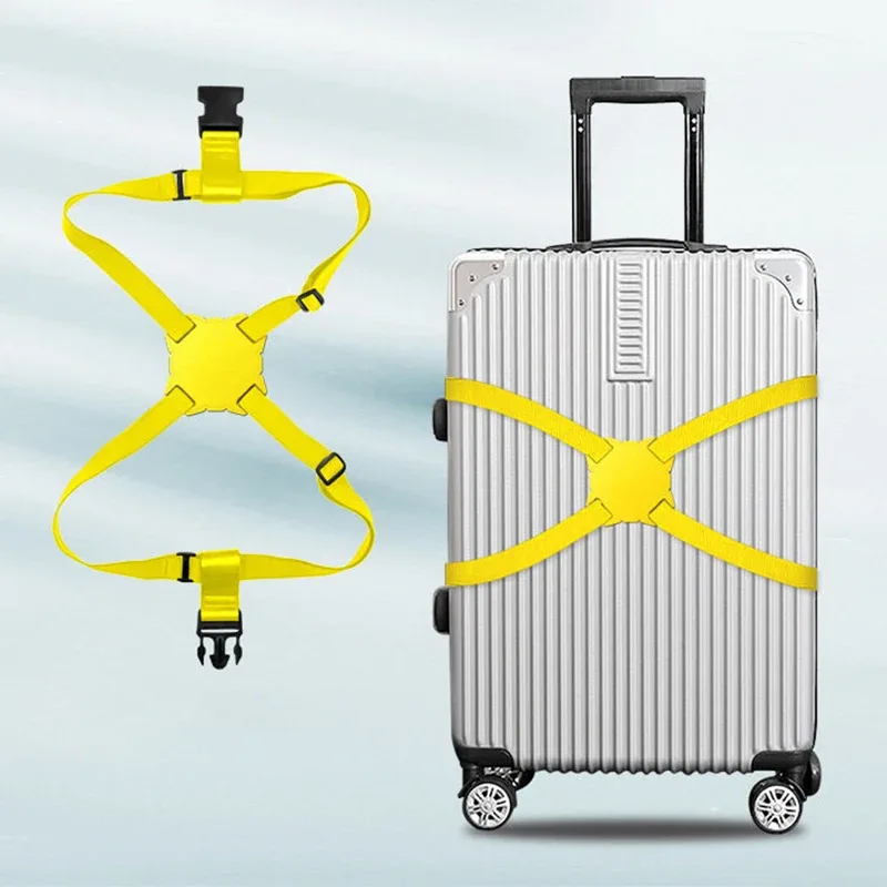 sangle de bagage réglable, ceinture de fixation élastique pour valise, sangle de fixation robuste pour bagages enregistrés