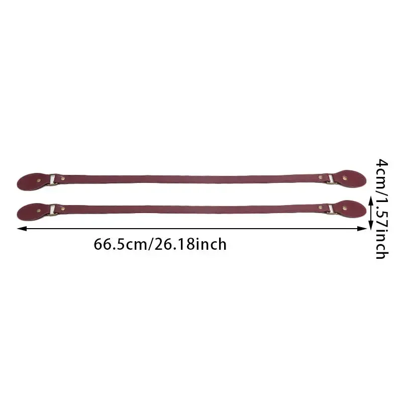 2 sangles de sac à bandoulière de 66 cm, poignées de sac diy de remplacement, sangles en cuir pu pour sacs à main et sacs bandoulière pour femmes, accessoires de sac