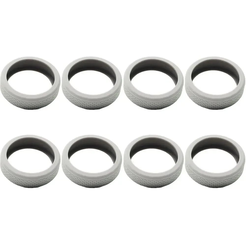 8 pièces/ensemble valise en silicone roues housse de protection avec son silencieux réduire le bruit boîte de chariot bagages roulette chaussures roulettes couverture