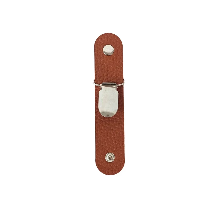 clip de sac en cuir pu pour voyage, clips pour chapeau, bagages, sac à main, sac à dos, support multifonctionnel, accessoires de plage et d'extérieur