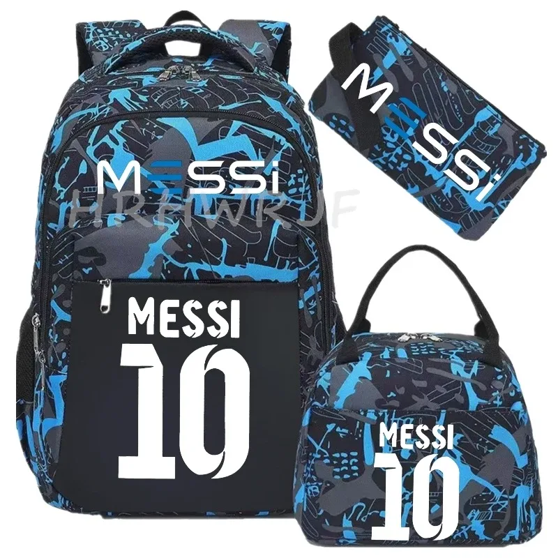 Sac à dos Messi camouflage pour femme et homme, sac à dos de voyage décontracté, sac pour ordinateur portable, sac pour collège/lycée, Mochilas décontractées