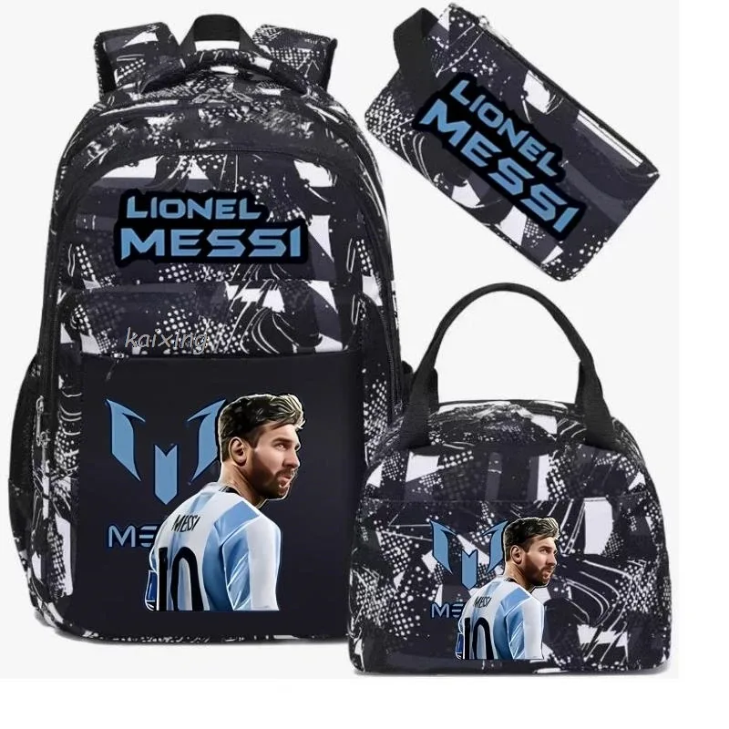 nouveau sac à dos messi pour adolescents, filles et garçons, sac à dos pour ordinateur portable, sacs d'école multi-poches pour femmes et hommes, sacs de voyage camouflage