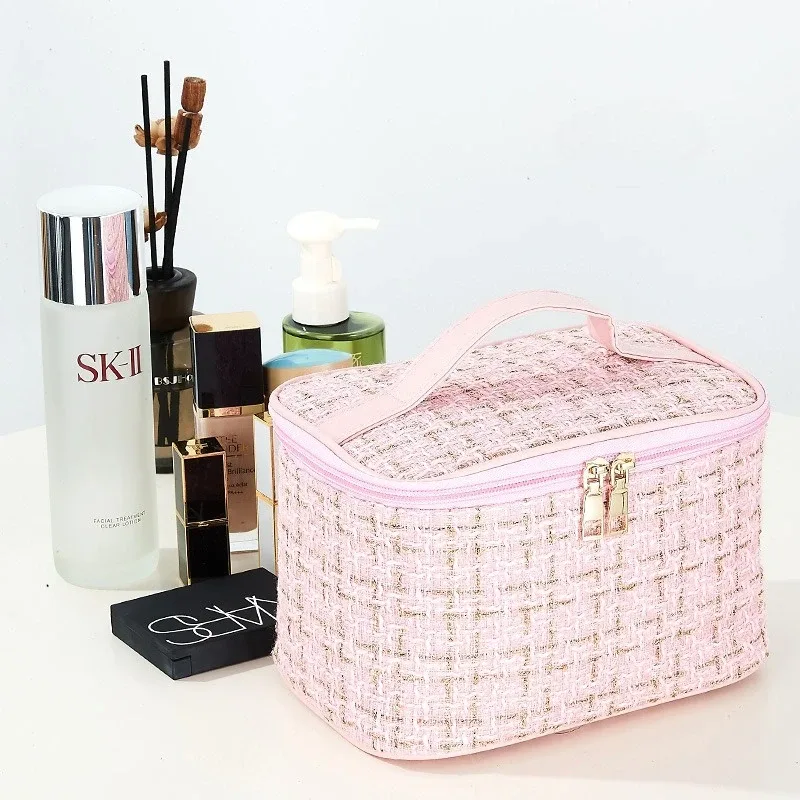 trousse à cosmétiques pour femmes, grande capacité, inspirée par instagram, nouveau style coréen, organisateur de toilette portable