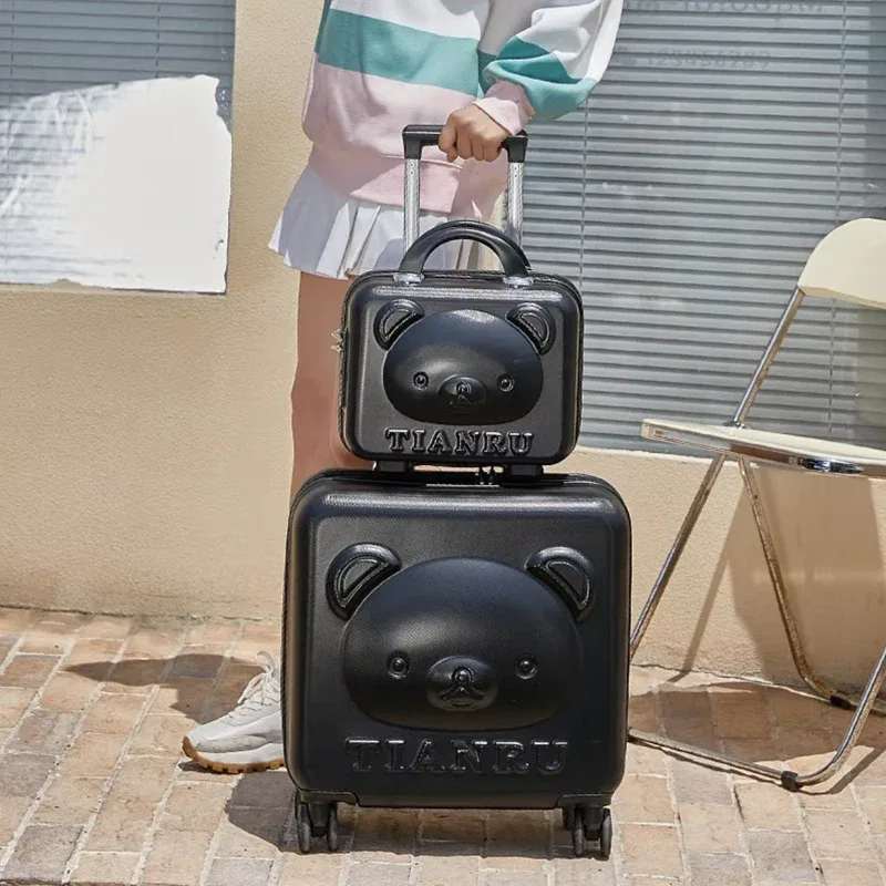valise de voyage avec sac à main de 20 pouces, sac à roulettes pour filles, valise à la mode pour femmes, ensemble de bagages roulants, nouvelle collection 2023