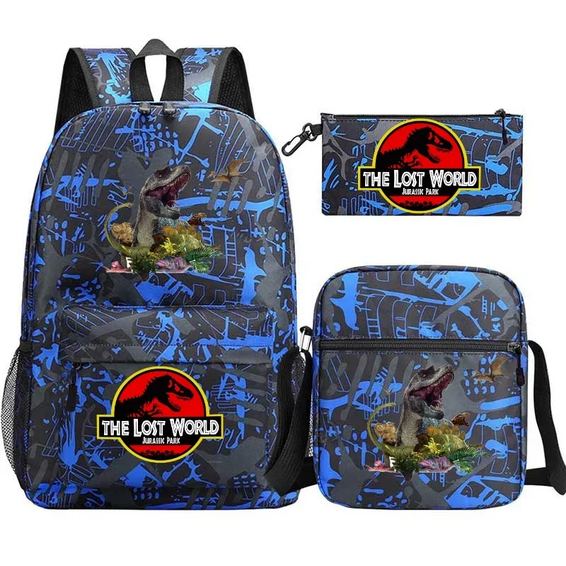 sacs à dos jurassic world park, sac à dos pour étudiants du premier cycle du secondaire, sac à dos de grande capacité pour adolescents, sac à dos de voyage décontracté pour ordinateur portable, mochilas