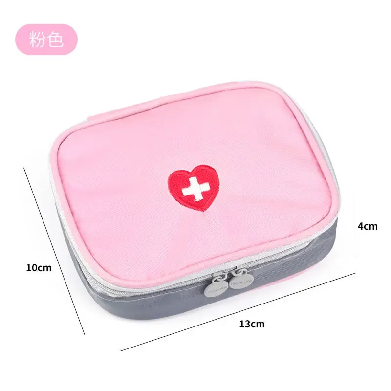 mini sac à médicaments portable pratique, trousse de premiers soins de voyage, trousses d'urgence médicale, trousse de rangement de pilules domestiques en plein air