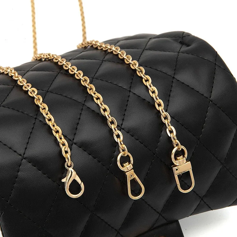 chaîne de sac en métal pour femme, bandoulière, sangle de sac à main personnalisée, poignée de remplacement, accessoires de chaîne pour sac à main