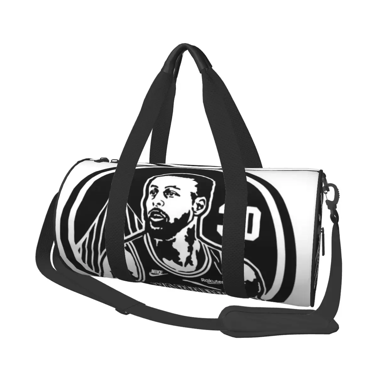 sac de voyage inspiré du basket-ball avec silhouette de stephen curry et numéro 30 – idéal pour les voyages d'hiver et les escapades de 3 jours – offre spéciale