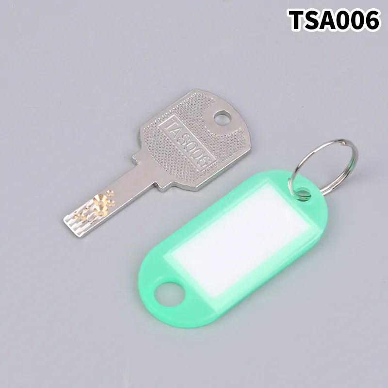 clé de bagage tsa 007 tsa002 tsa006, clé universelle de sécurité pour valise, clé maîtresse pour mot de passe oublié