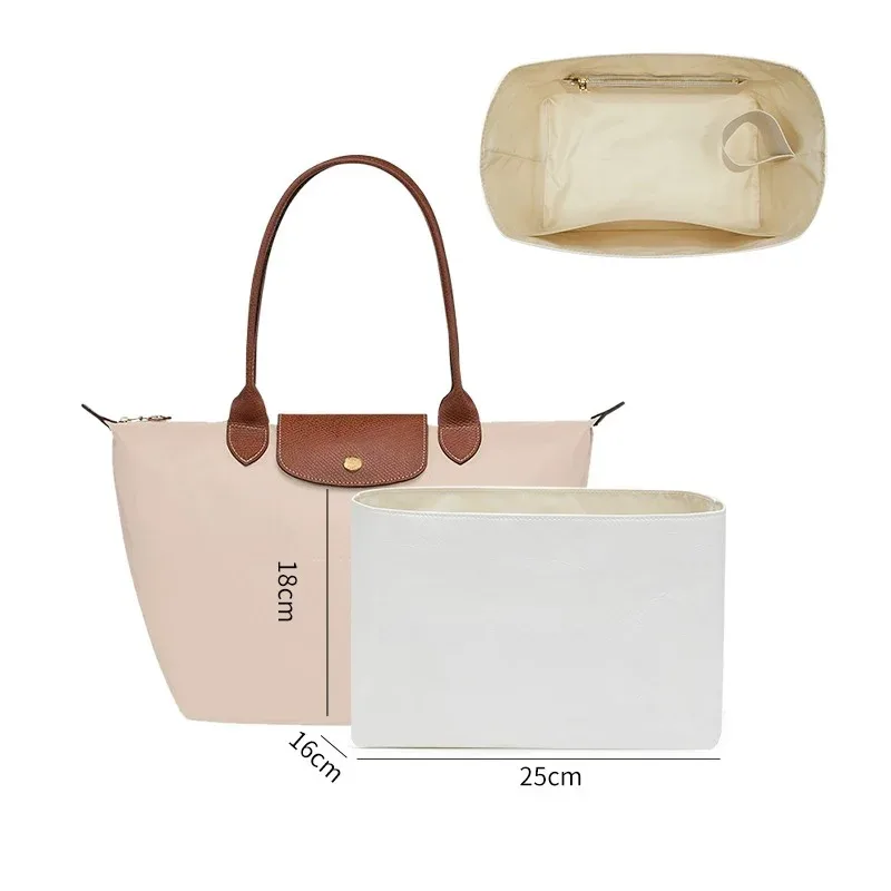 insert organisateur de sac à main pour sacs à main, organisateur de sac en feutre pour fourre-tout et sac à main, compatible avec longchamp