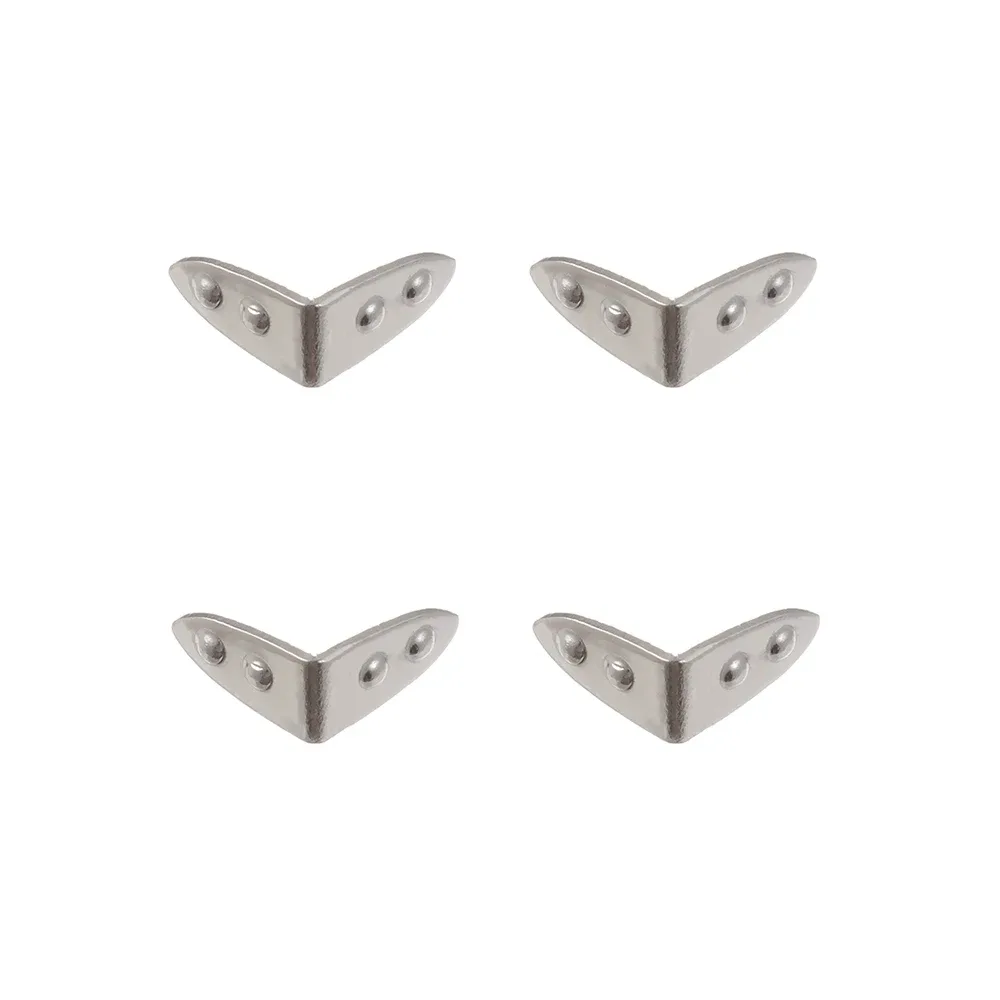 4 pièces de protection d'angle en métal pour valises, accessoires de bricolage manuels, mini-verrous de coffre en métal, pièces pour sacs
