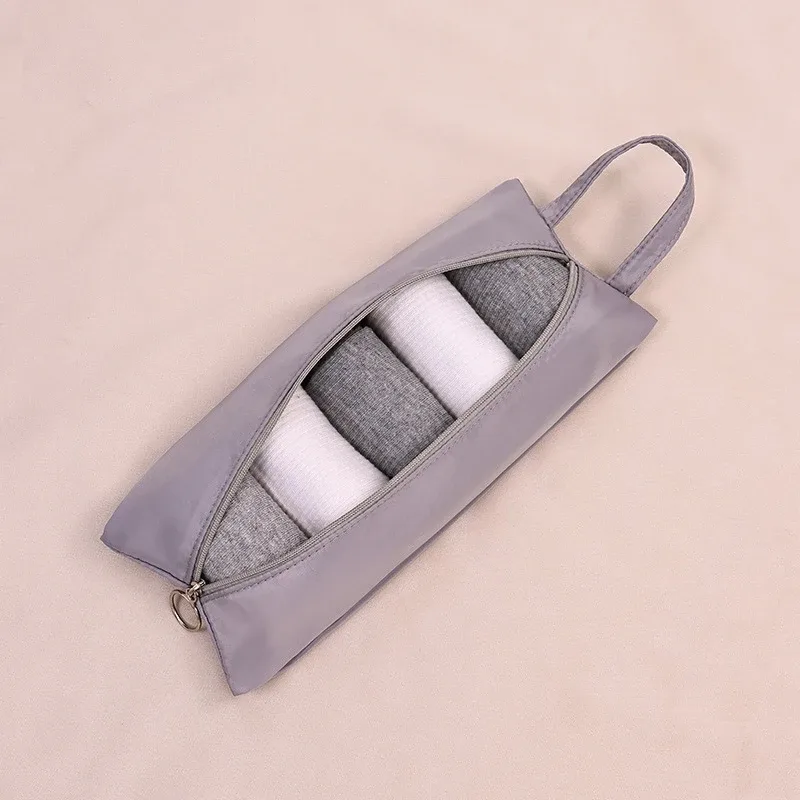sac de rangement pour sous-vêtements de voyage, trousse à cosmétiques multifonction, trousse de toilette portable à fermeture éclair, sacs de rangement pour chaussettes en forme de cube