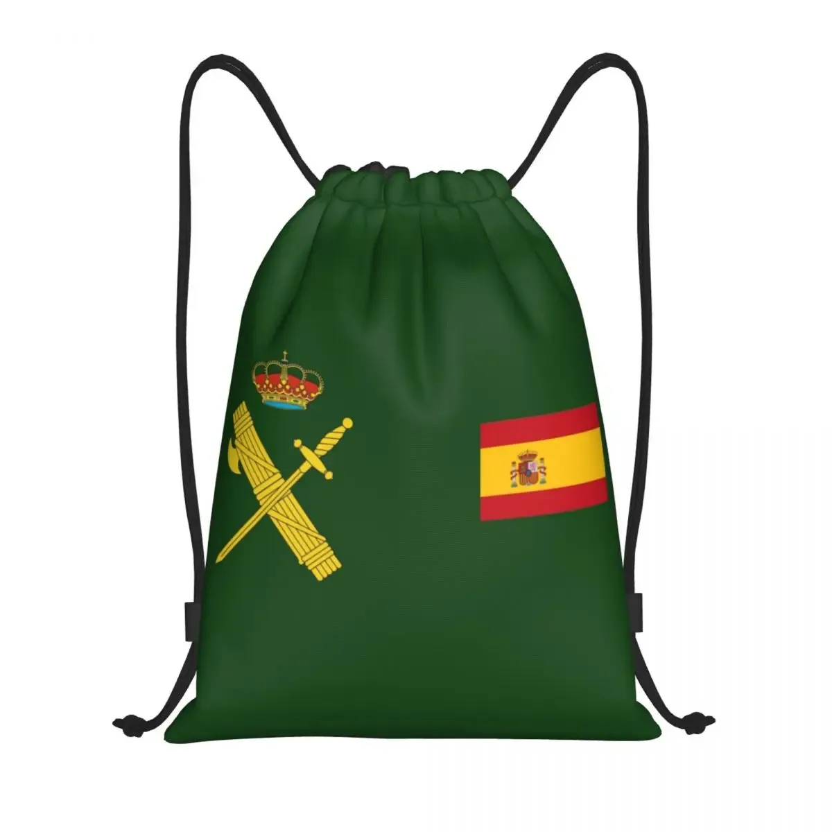 sacs à cordon personnalisés de la légion espagnole pour le shopping, sacs à dos de yoga pour femmes et hommes, sac de sport avec armoiries d'espagne