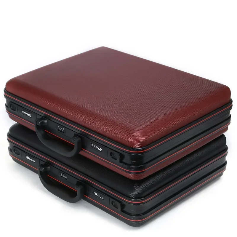 Porte-documents pour outils professionnels, ABS robuste + cadre en aluminium, serrure TSA et compartiment pour ordinateur portable 17 pouces, sac pour voyage d'affaires