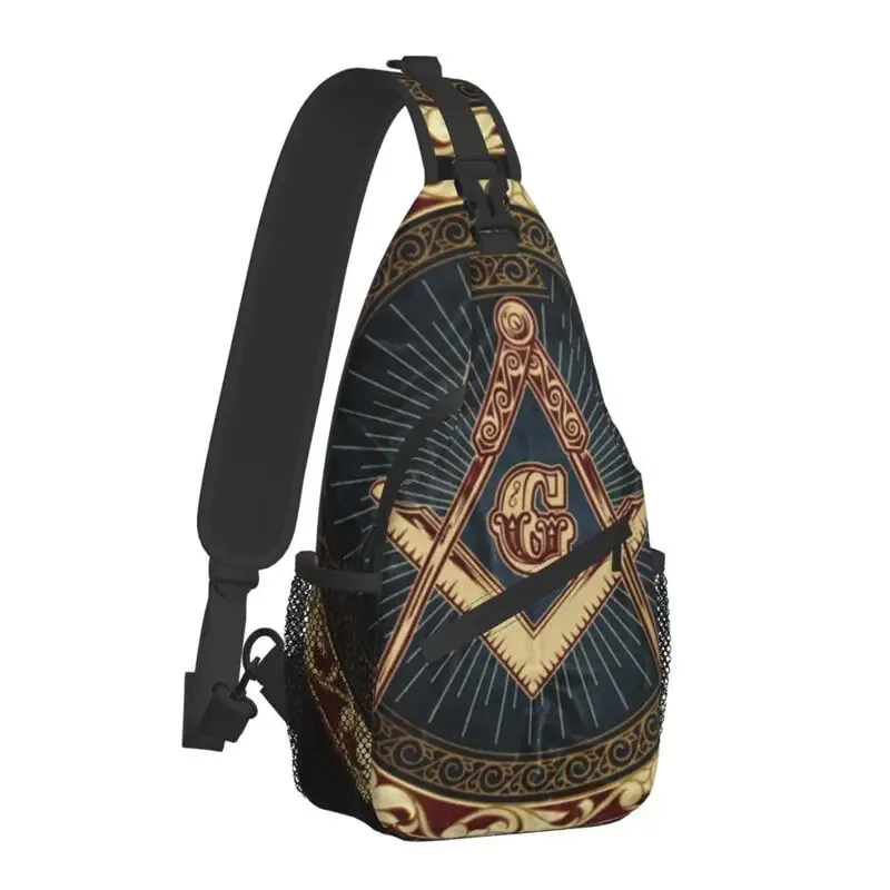 maçonnerie fronde poitrine sac à bandoulière hommes cool maçonnique franc-maçon épaule sac à dos pour voyage cyclisme