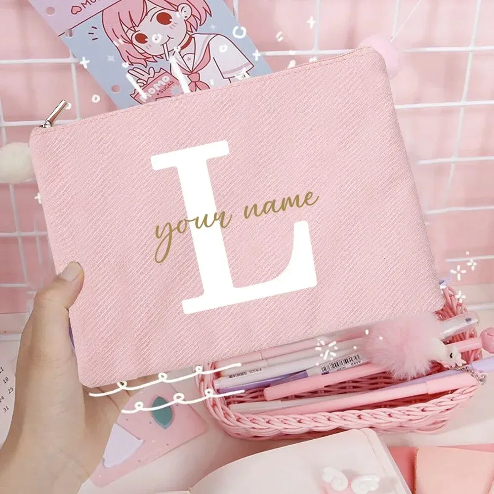 sacs cosmétiques personnalisés avec nom pour demoiselles d'honneur, trousse de maquillage pour filles, trousse de toilette de voyage, cadeaux de mariage et d'anniversaire pour elle