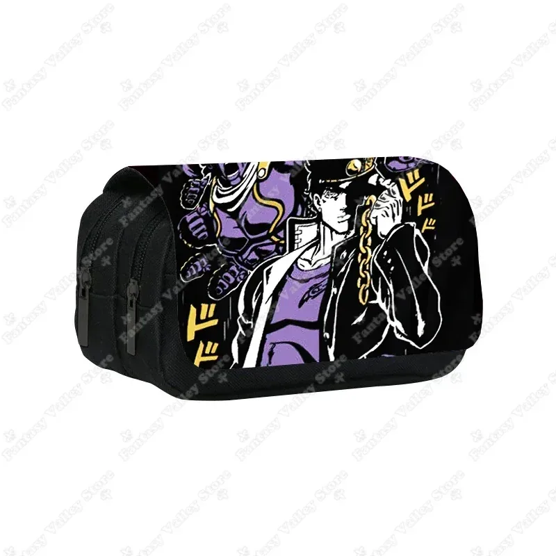 trousse à cosmétiques kujo kira yoshikage pour femmes, trousse à crayons, boîte à crayons scolaire, anime jojo ives arre adventure, killer calls een