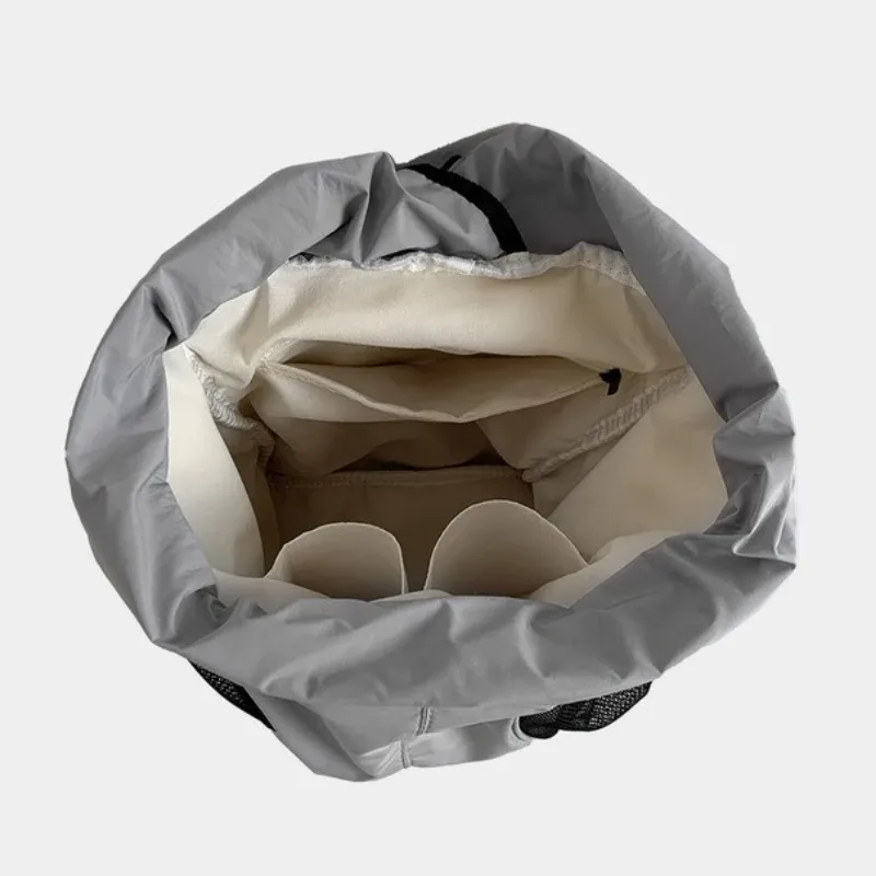 nouveau sac à dos à cordon de serrage, grande capacité, sac de voyage résistant aux plis, élégant, à la mode et polyvalent, sac de transport pour femmes