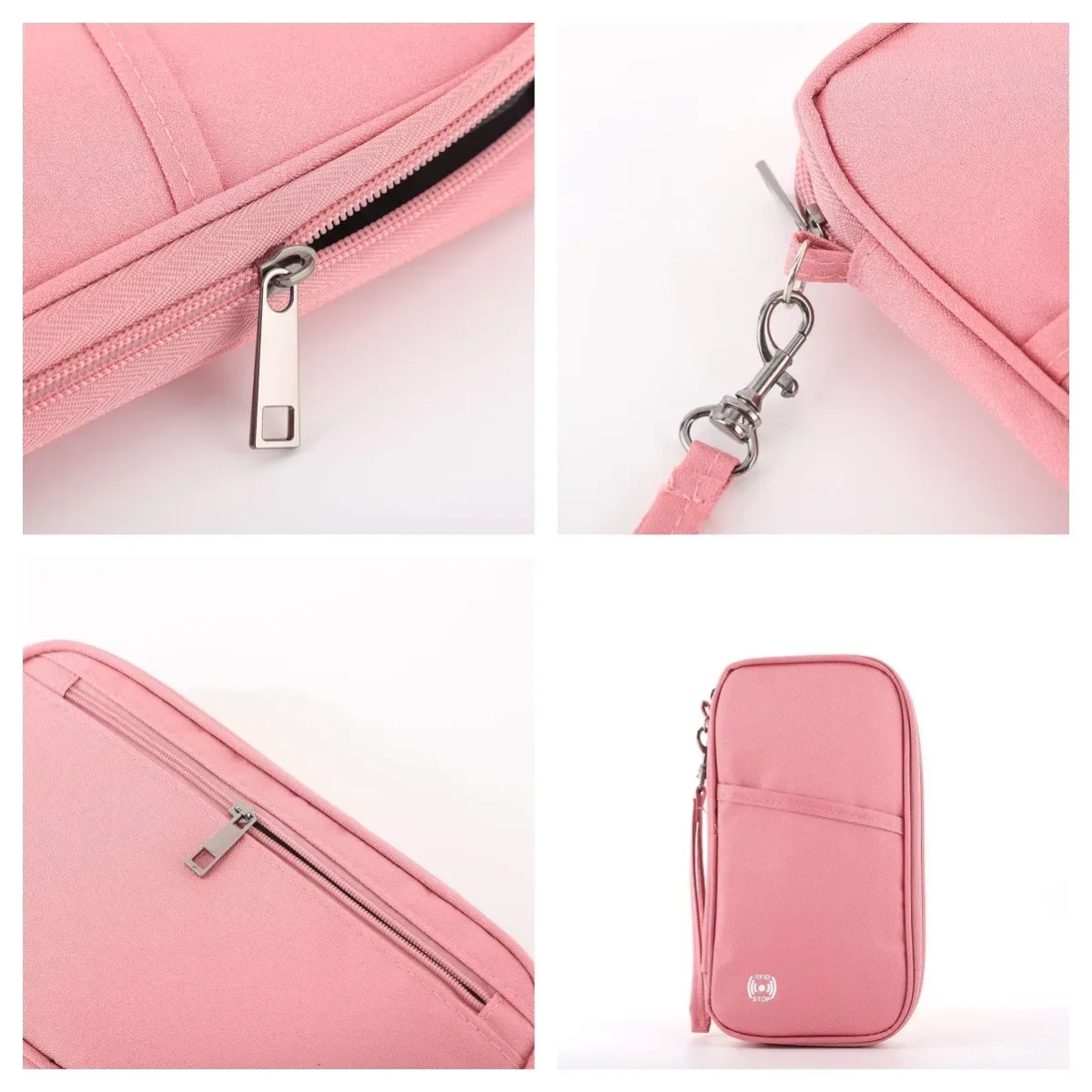 porte-passeport familial avec blocage rfid, portefeuille de voyage, organiseur de documents de voyage, étui pour cartes de crédit