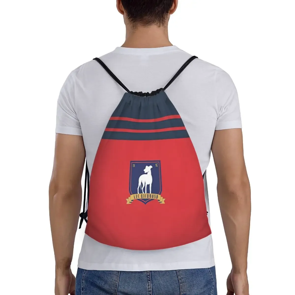 ted lasso sac à dos avec cordon de serrage sac de sport afc richmond football string sackpack pour l'exercice