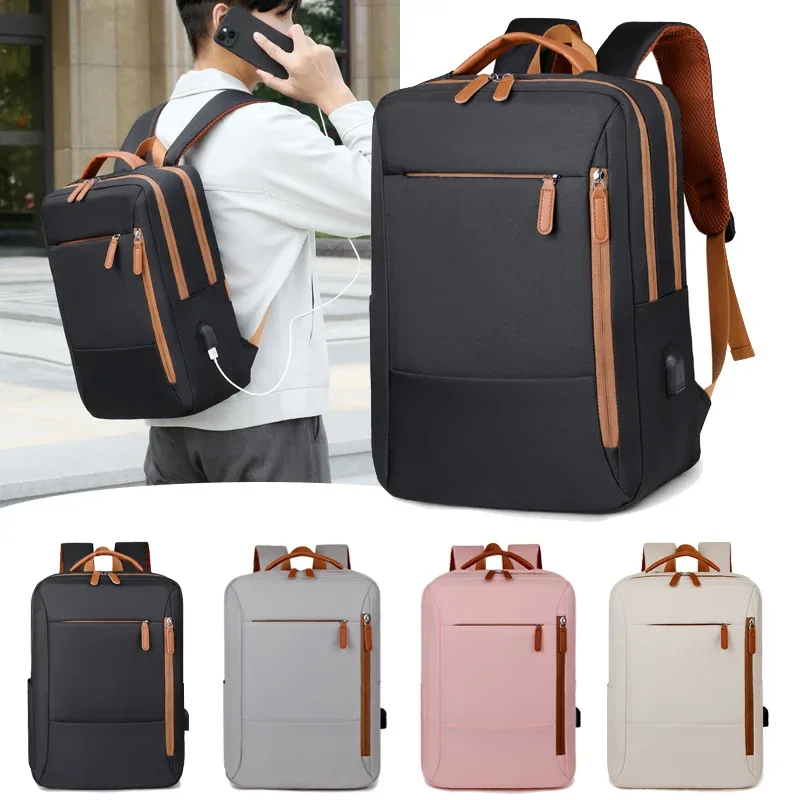 Sac à dos étanche avec port USB, sac d'affaires et d'ordinateur portable, grande capacité, sac de voyage pour hommes
