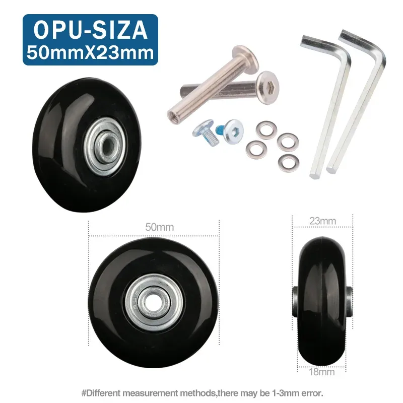 valise de remplacement universelle, accessoires de roue pratiques, roue d'avion, roue silencieuse, entretien et entretien des chocs