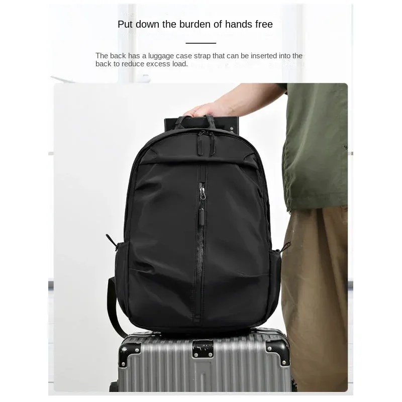 sac à dos léger résistant à l'eau pour hommes, sac pour ordinateur portable de grande capacité, sac à dos d'école décontracté pour affaires, sac à dos de voyage quotidien en plein air