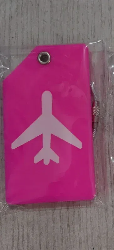 étiquettes de bagage en silicone, accessoires de voyage, mode rouge couleur unie, étiquettes nominatives pour bagages d'embarquement, porte-étiquette d'adresse de valise, 1 pièce