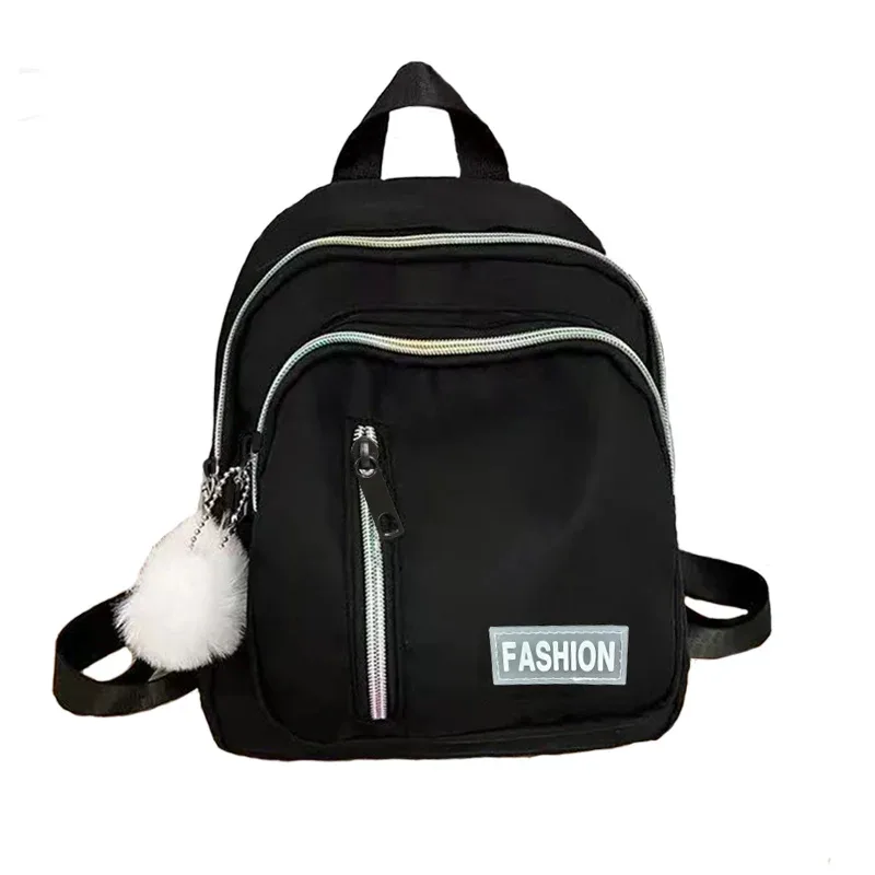 sac à dos double épaule pour hommes et femmes – sac à dos tendance, polyvalent, couleur unie, décontracté pour une utilisation en voyage
