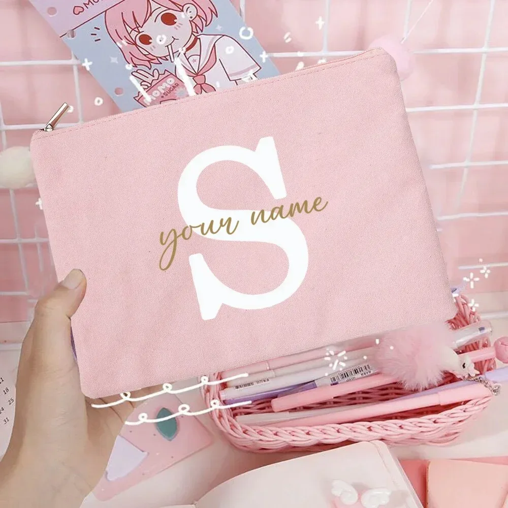 sacs cosmétiques personnalisés avec nom pour demoiselles d'honneur, trousse de maquillage pour filles, trousse de toilette de voyage, cadeaux de mariage et d'anniversaire pour elle
