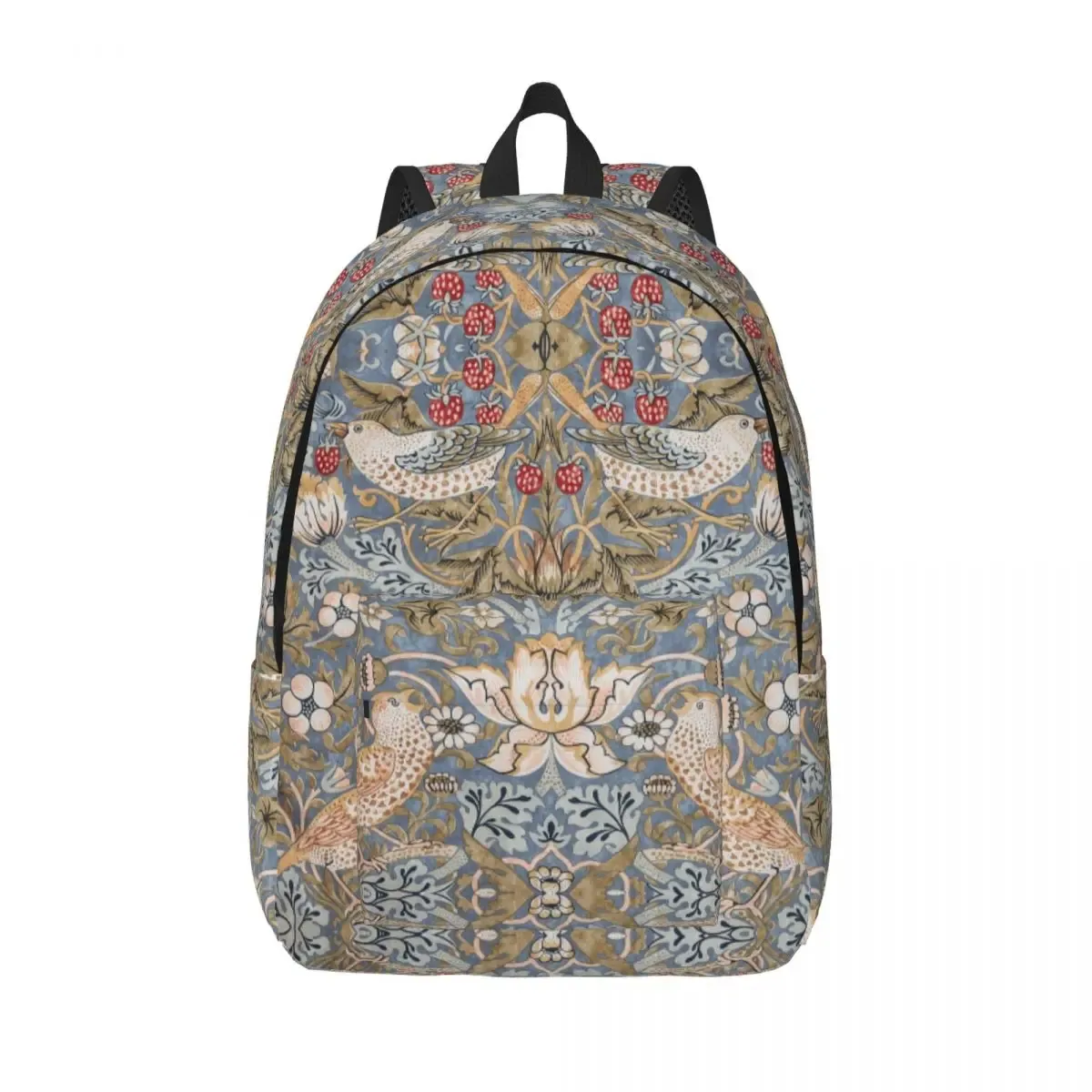 sac à dos en toile avec arbre de vie personnalisé par william instability, textile floral, école universitaire, sacs de voyage, cartable pour ordinateur portable 15"