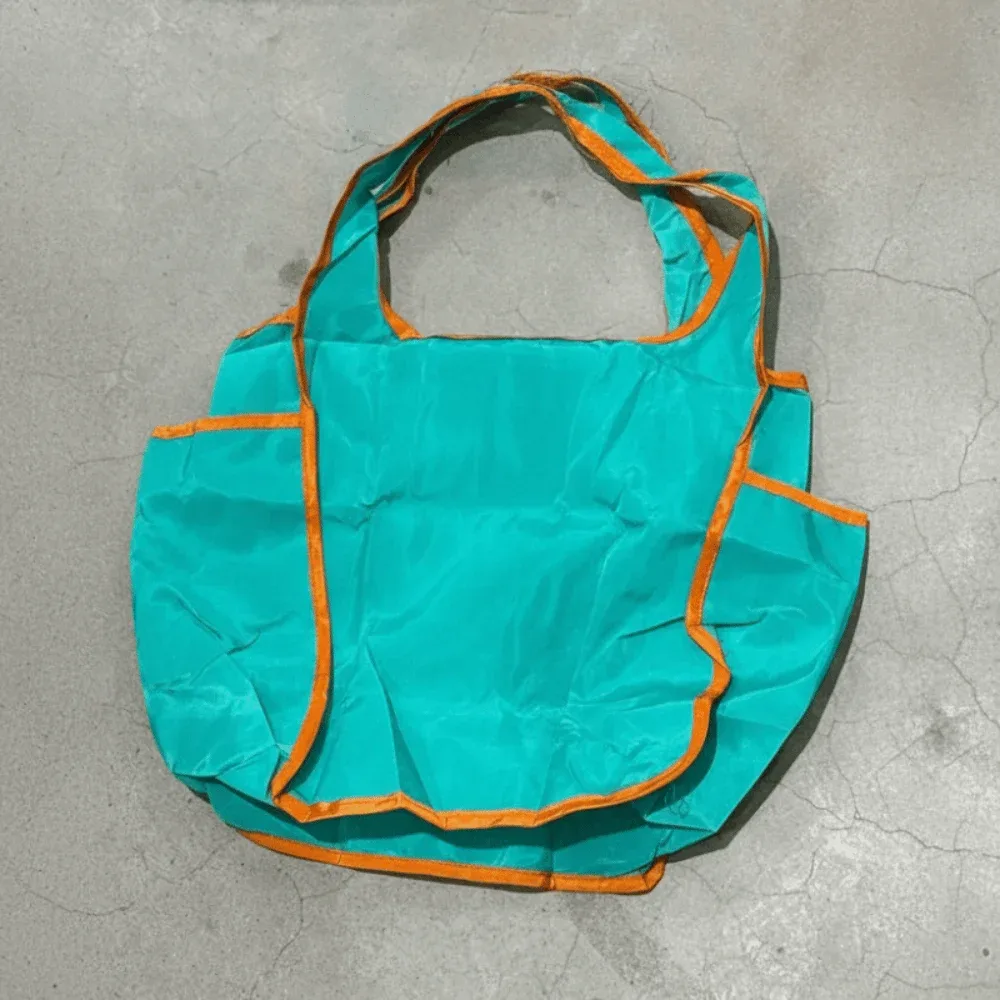 sac de courses réutilisable de grande capacité, sac fourre-tout pliable et imperméable, sac écologique en polyester à blocs de couleur, sac d'étude