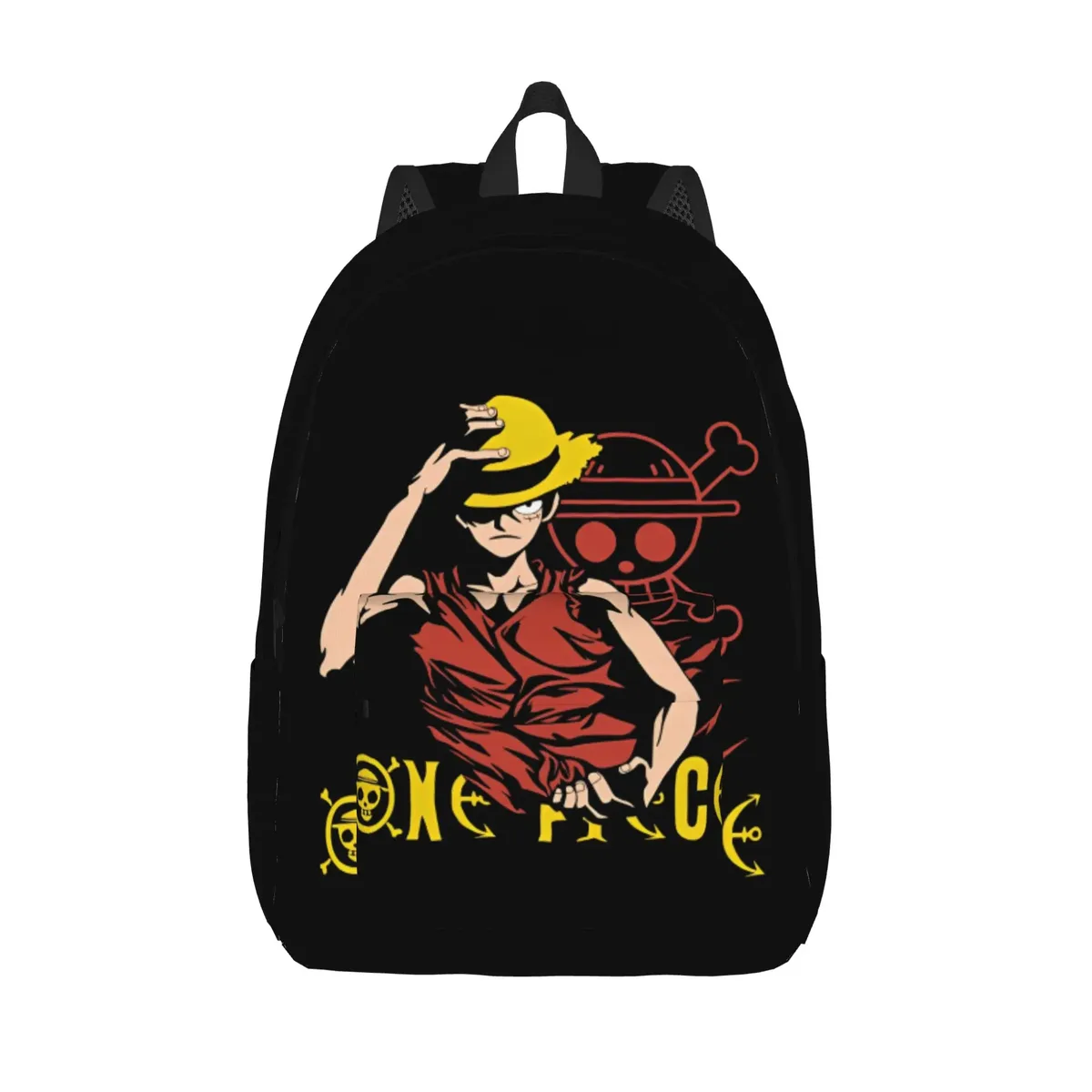 sac à dos décontracté luffy one piece pour le sport, le lycée, les affaires, sac à dos de jour pour hommes et femmes, sac à bandoulière pour ordinateur portable