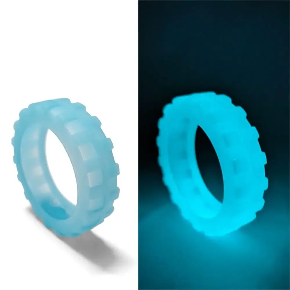 roulettes lumineuses en silicone pour bagages, 8 pièces, chaussures fluorescentes, son silencieux, roues de valise, housse de protection, anti-abrasion, réduit le bruit