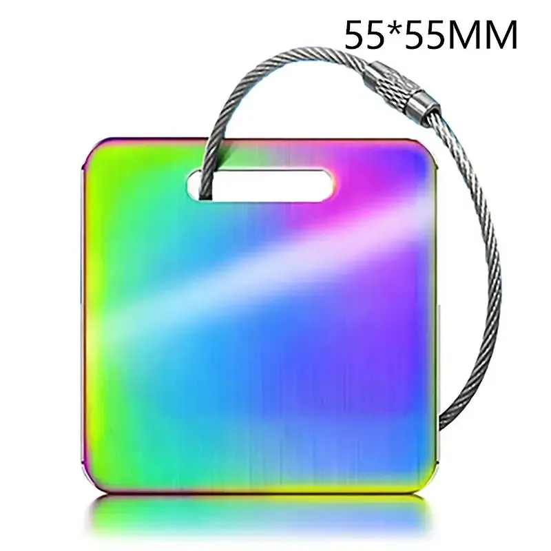 porte-clés en acier inoxydable, portable et robuste, 1 pièce, avec boucles en fil d'acier pour la gestion des clés de bagages et de sacs à dos, idéal pour les voyages