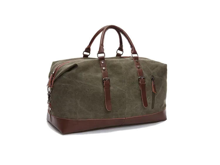 sacs de voyage en toile et cuir pour hommes, bagages à main, sacs de sport, fourre-tout de voyage, grand sac de week-end, sac de nuit, original