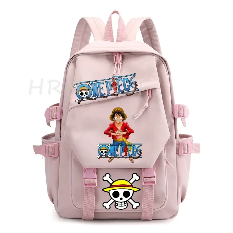 sac à dos one piece anime monkey d luffy, sacs d'école pour filles, sac à dos pour ordinateur portable, pour l'école primaire, usage quotidien