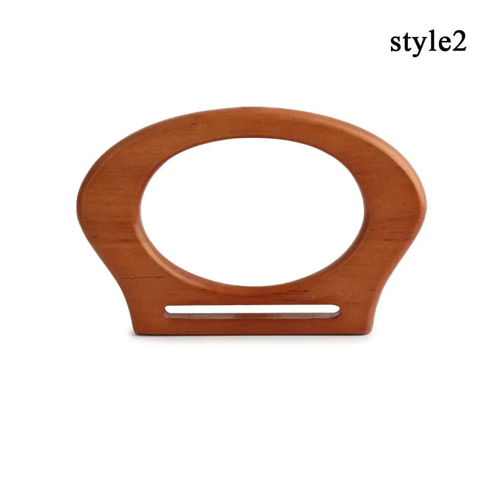 sac fourre-tout de remplacement en forme de d, sangles de sac à main, poignées amovibles, accessoires de sac en bois, poignée décroissante, bricolage