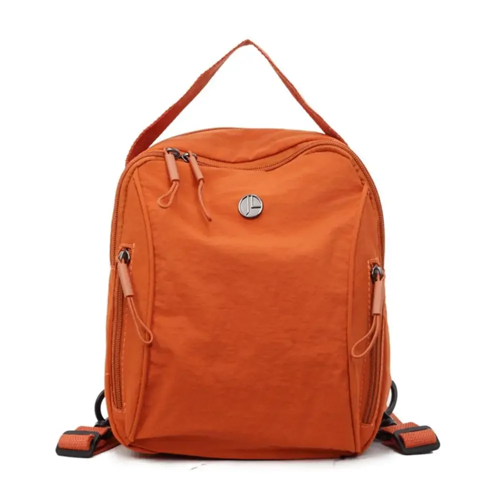 sac à dos en nylon froissé pour femmes, petit sac à bandoulière multifonctionnel, léger, imperméable, sac de voyage pour dames