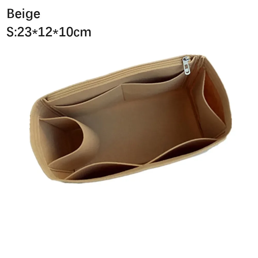 sac à main en feutre simple, sac d'insertion, support de sac, sac interne multi-poches, sac portable de voyage, organisateur pour birkin25/30/35