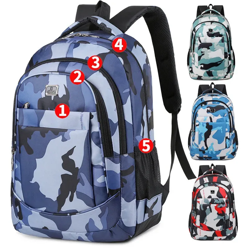sac à dos mode homme junior lycée lycée étudiant cartable décontracté voyage double sacs à bandoulière 2026 en