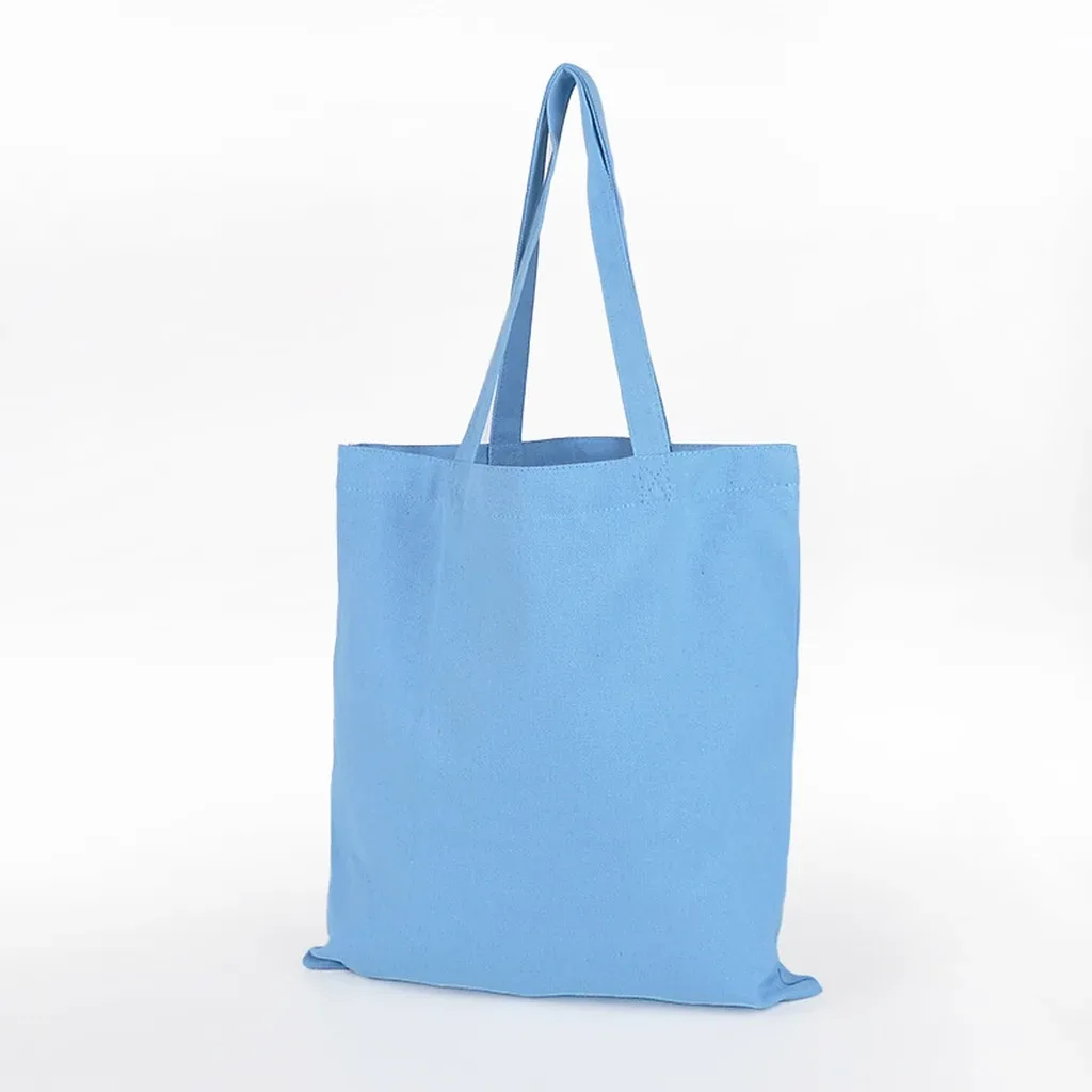 sac fourre-tout vierge en toile de coton souple pour emballage cadeau, création artistique étudiante et articles de magasin