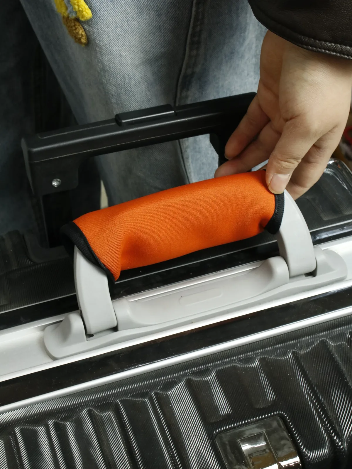 enveloppes de poignée de bagage avec nom personnalisé pour valise, identifiants de bagages personnalisés, enveloppe de poignée en velcro personnalisable,