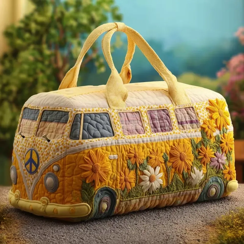 sac de voyage matelassé à sangle réglable, grande capacité, matelassage 3d, sac de voyage, sac fourre-tout, sac à main pour courtes distances