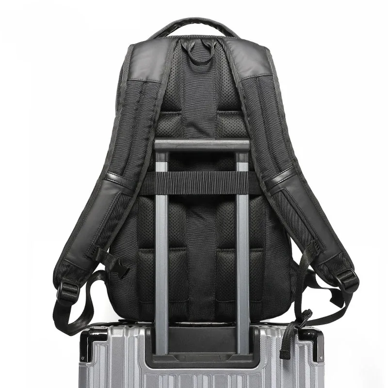 tangcool sac à dos d'affaires étanche pour hommes, sac pour ordinateur portable de 15,6 pouces, sac à dos d'école pour voyage en plein air