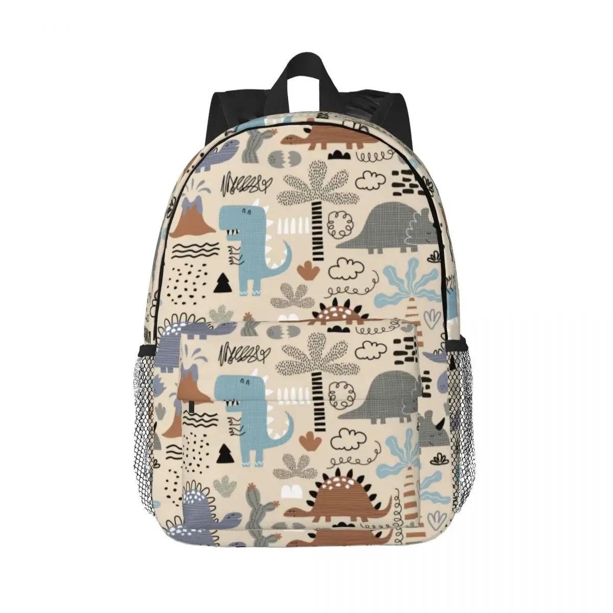 sac à dos de voyage à motif de dinosaures mignons pour hommes et femmes, cartable d'ordinateur pour l'école, sac à dos pour étudiants
